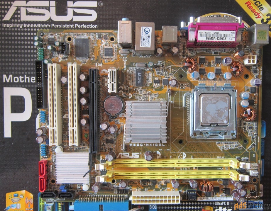Мат.плата asus LGA775