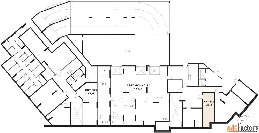офисное помещение, 23.6 м²