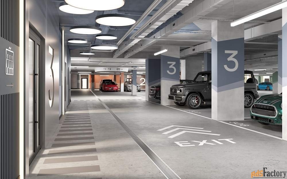 машиноместо , 13.3 м²