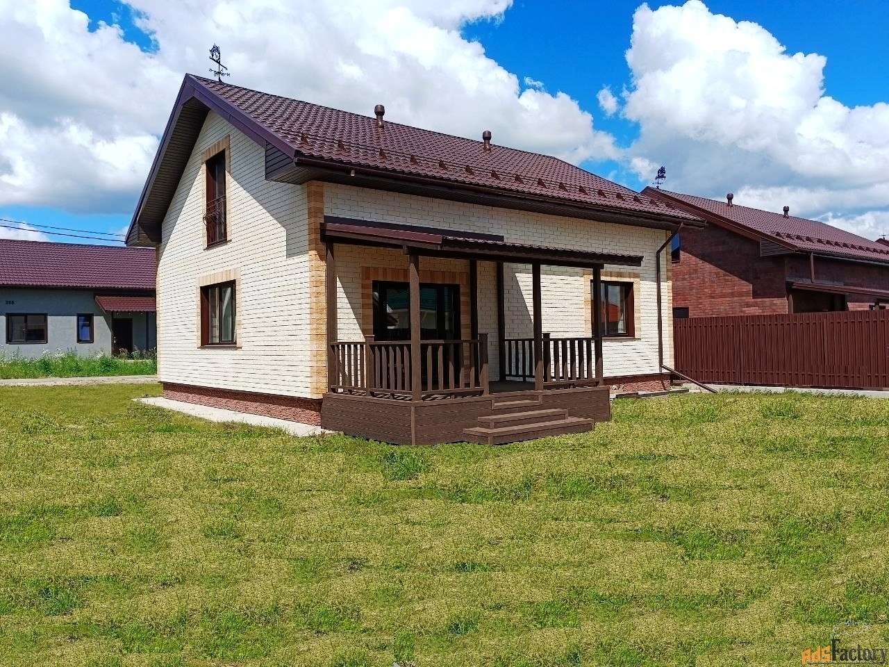 дом 154.5 м² на участке 6 сот.
