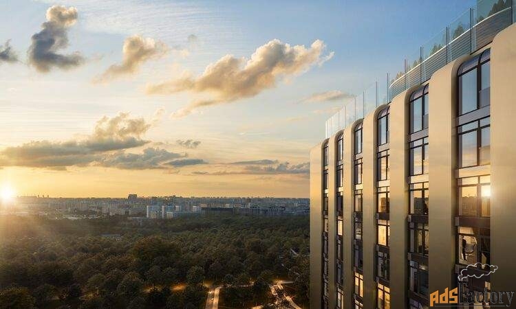 2 - комн. квартира, 76.7 м², 24/50 эт.