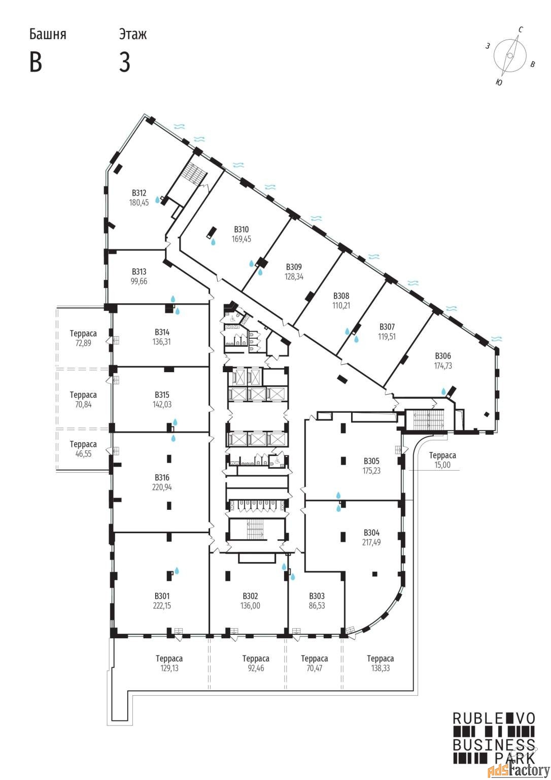 офисное помещение, 86.53 м²