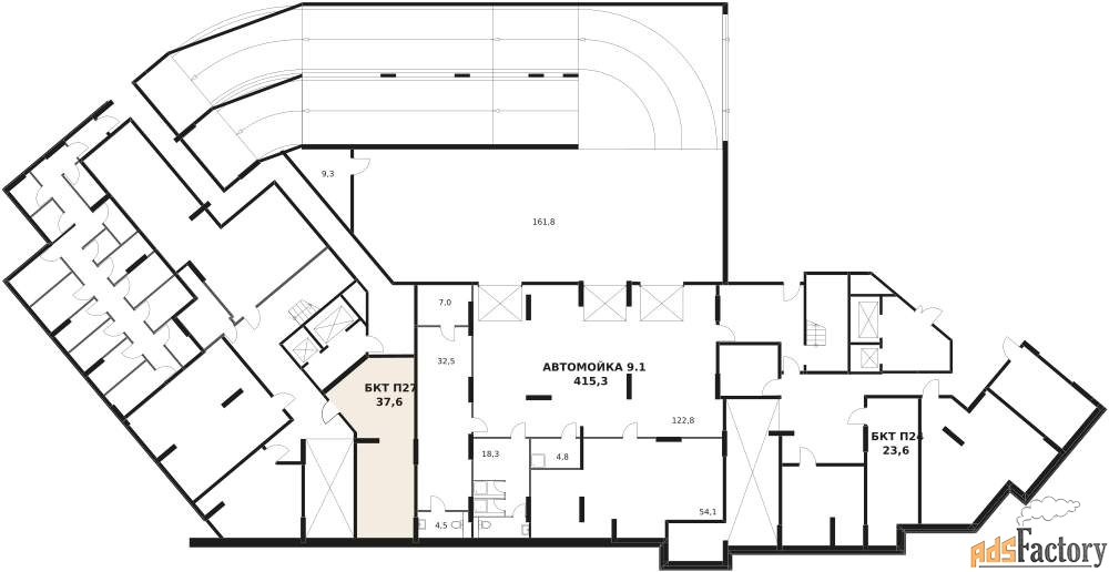 офисное помещение, 37.6 м²