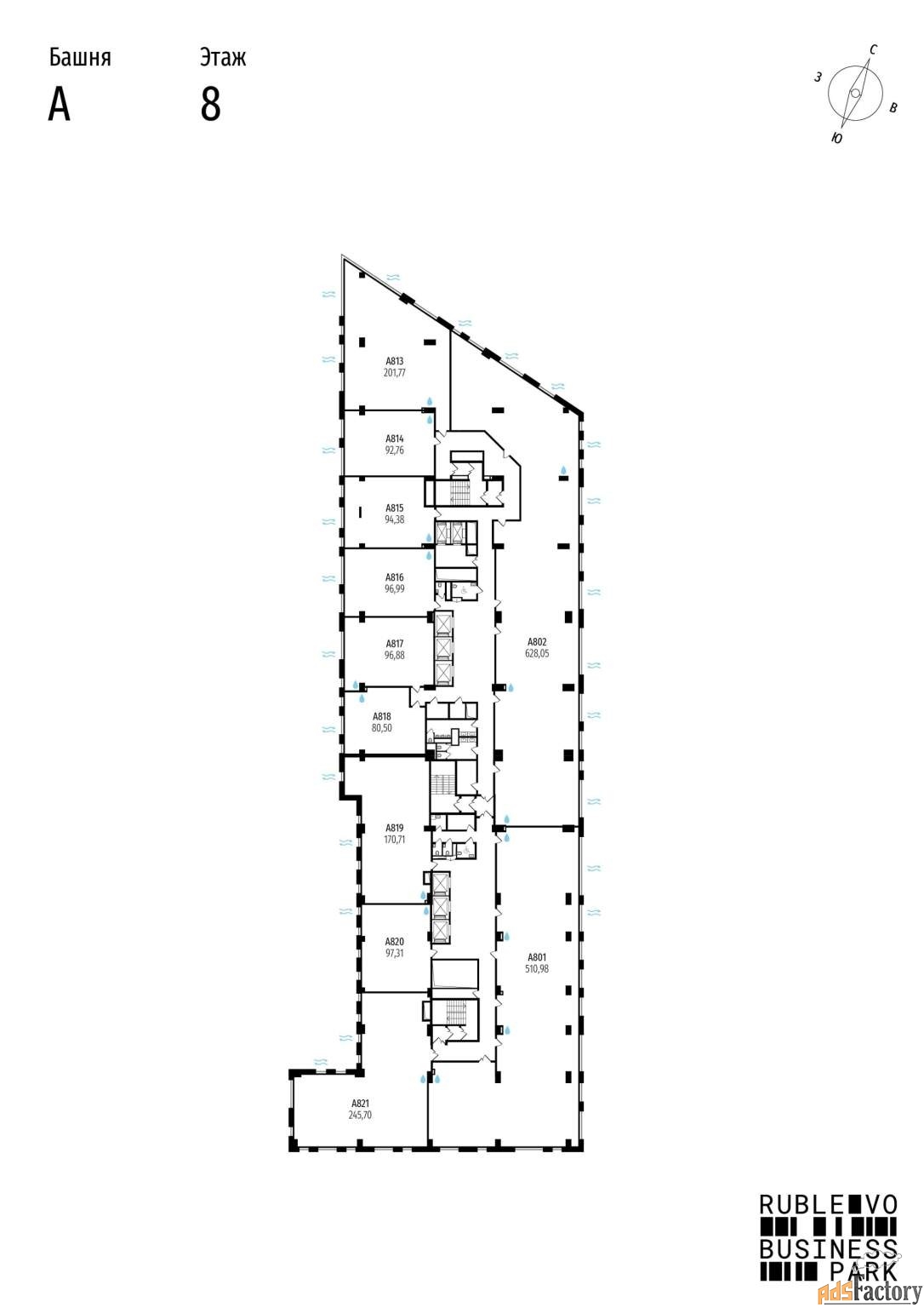 офисное помещение, 94.38 м²