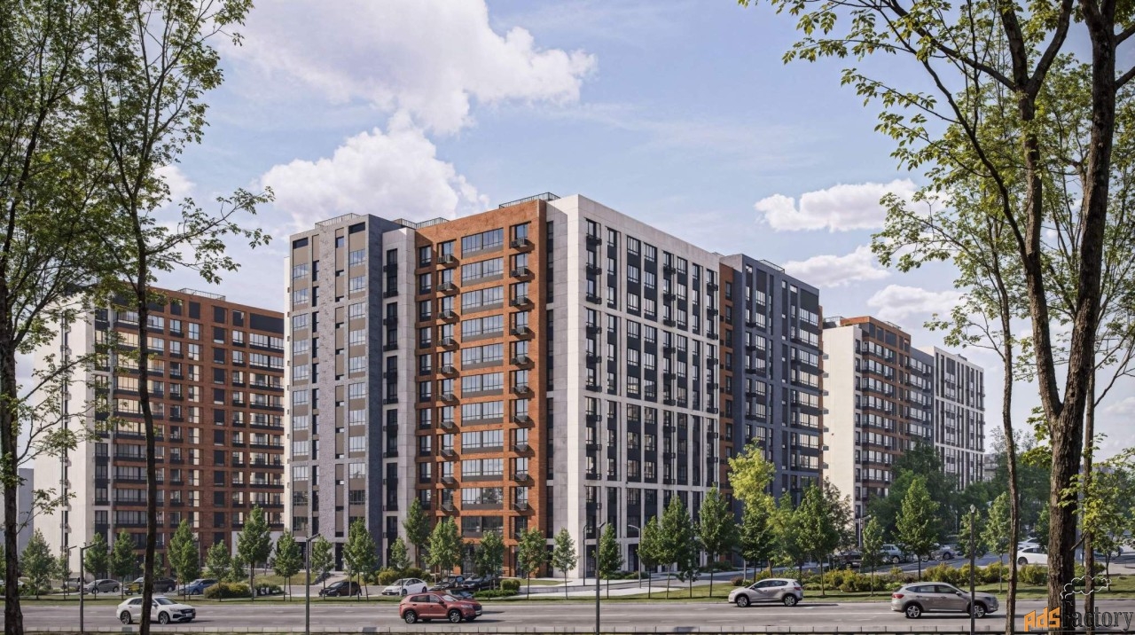1 - комн. квартира, 34 м², 2/12 эт.