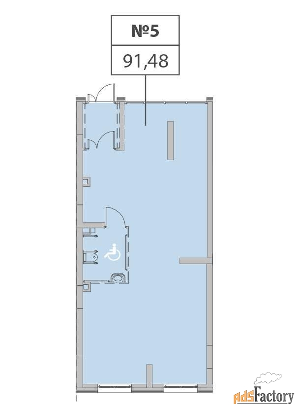 свободного назначения, 91.48 м²