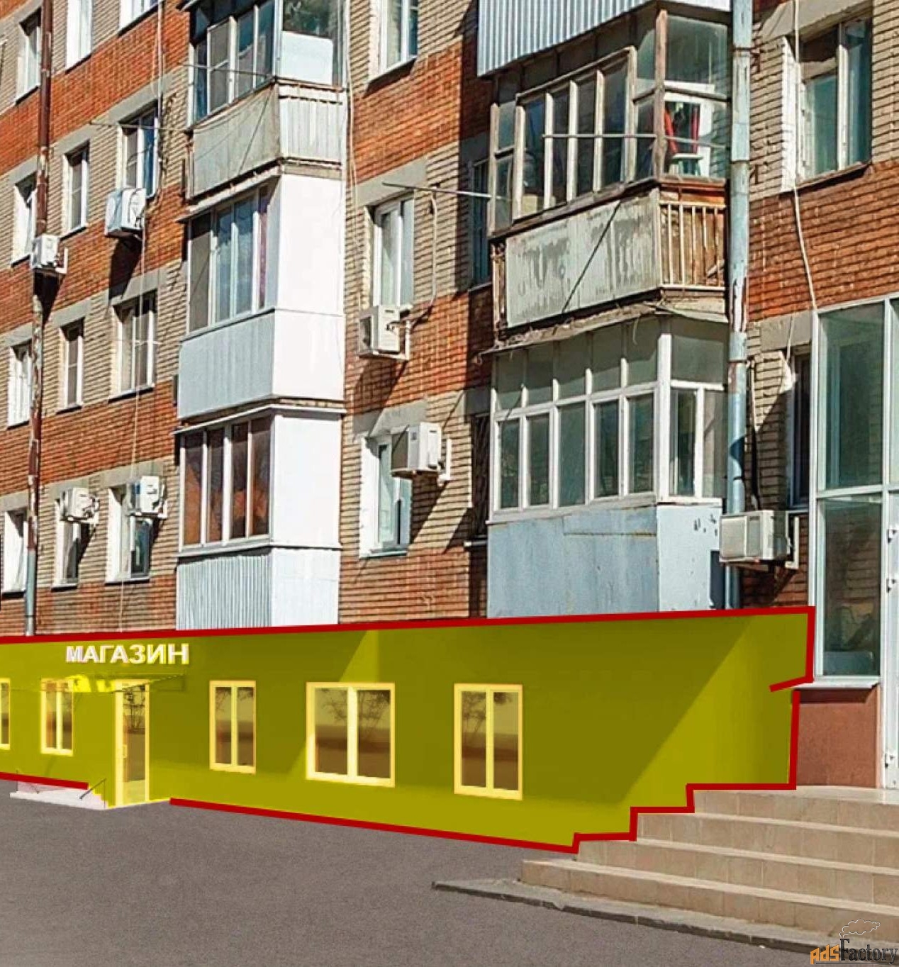 торговое помещение, 394 м²