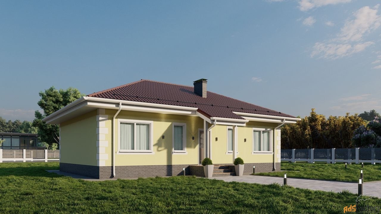 коттедж 118.6 м² на участке 6 сот.