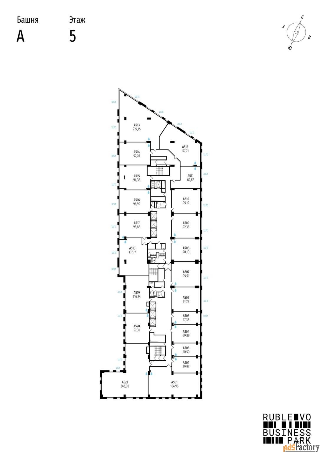 офисное помещение, 90.1 м²