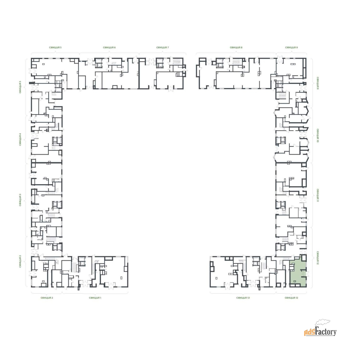 свободного назначения, 58.5 м²