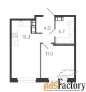 1 - комн.  квартира, 35 м², 6/14 эт.