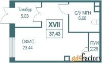 свободного назначения, 37.43 м²