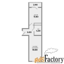 1 - комн.  квартира, 40.3 м², 8/9 эт.