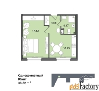 1 - комн.  квартира, 36.82 м², 4/29 эт.