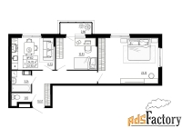 2 - комн.  квартира, 61.9 м², 4/4 эт.