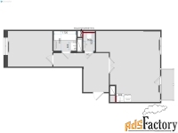 2 - комн.  квартира, 49 м², 2/8 эт.