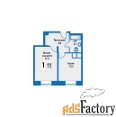 1 - комн.  квартира, 43.8 м², 5/8 эт.