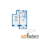 1 - комн.  квартира, 45.1 м², 7/8 эт.