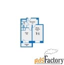 1 - комн.  квартира, 45.2 м², 6/8 эт.