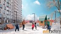 1 - комн.  квартира, 34.4 м², 13/17 эт.