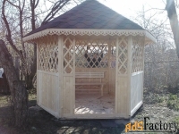 беседка для дачи садовая из дерева