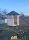 беседка для дачи из дерева садовая