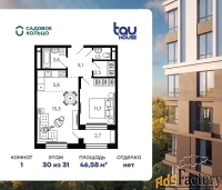 1 - комн.  квартира, 45.3 м², 30/31 эт.