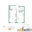 1 - комн.  квартира, 39.8 м², 1/7 эт.
