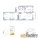 2 - комн.  квартира, 72.6 м², 3/7 эт.
