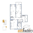 2 - комн.  квартира, 85.6 м², 4/7 эт.