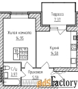 1 - комн.  квартира, 46.46 м², 2/3 эт.
