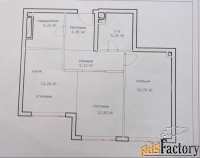 2 - комн.  квартира, 65.7 м², 8/38 эт.
