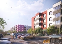 2 - комн.  квартира, 61.9 м², 4/4 эт.