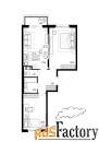 2 - комн.  квартира, 62.59 м², 4/4 эт.