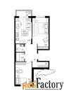 2 - комн.  квартира, 61.95 м², 4/4 эт.