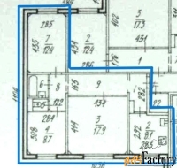 3 - комн.  квартира, 64.2 м², 1/12 эт.