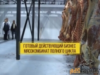 продается готовый действующий бизнес мясокомбинат полного цикла