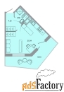 1 - комн.  квартира, 30.3 м², 6/15 эт.