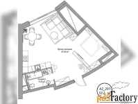 1 - комн.  квартира, 53.2 м², 2/10 эт.