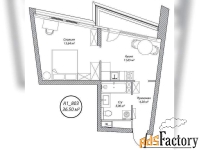 1 - комн.  квартира, 36.5 м², 8/10 эт.