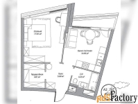 1 - комн.  квартира, 47.2 м², 7/10 эт.