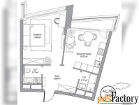1 - комн.  квартира, 47 м², 7/10 эт.