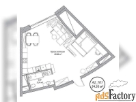 1 - комн.  квартира, 54.3 м², 7/10 эт.