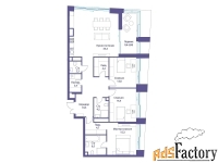 3 - комн.  квартира, 127.9 м², 9/14 эт.