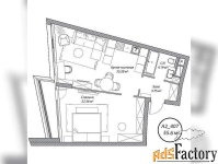2 - комн.  квартира, 55.6 м², 4/10 эт.