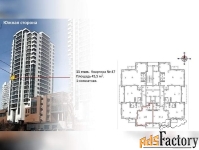 1 - комн.  квартира, 45.5 м², 11/22 эт.