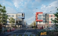 2 - комн.  квартира, 57.15 м², 1/4 эт.