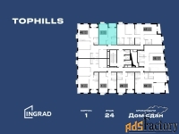 1 - комн.  квартира, 42 м², 24/26 эт.