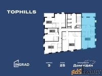 3 - комн.  квартира, 104.9 м², 25/26 эт.