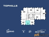 1 - комн.  квартира, 35 м², 27/27 эт.